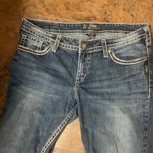 Silver jeans. So 14 L33